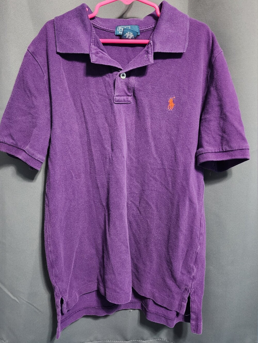 Polo Ralph Lauren Boys Purple Short Sleeve Polo Shirt Size M (10-12)